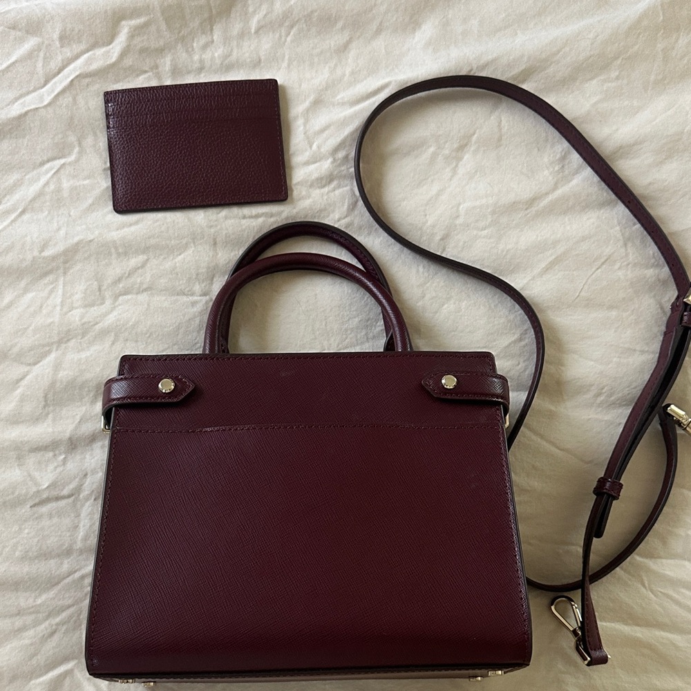 Kate Spade Deep Burgundy Putse and Cardholder - Picture 3 of 5